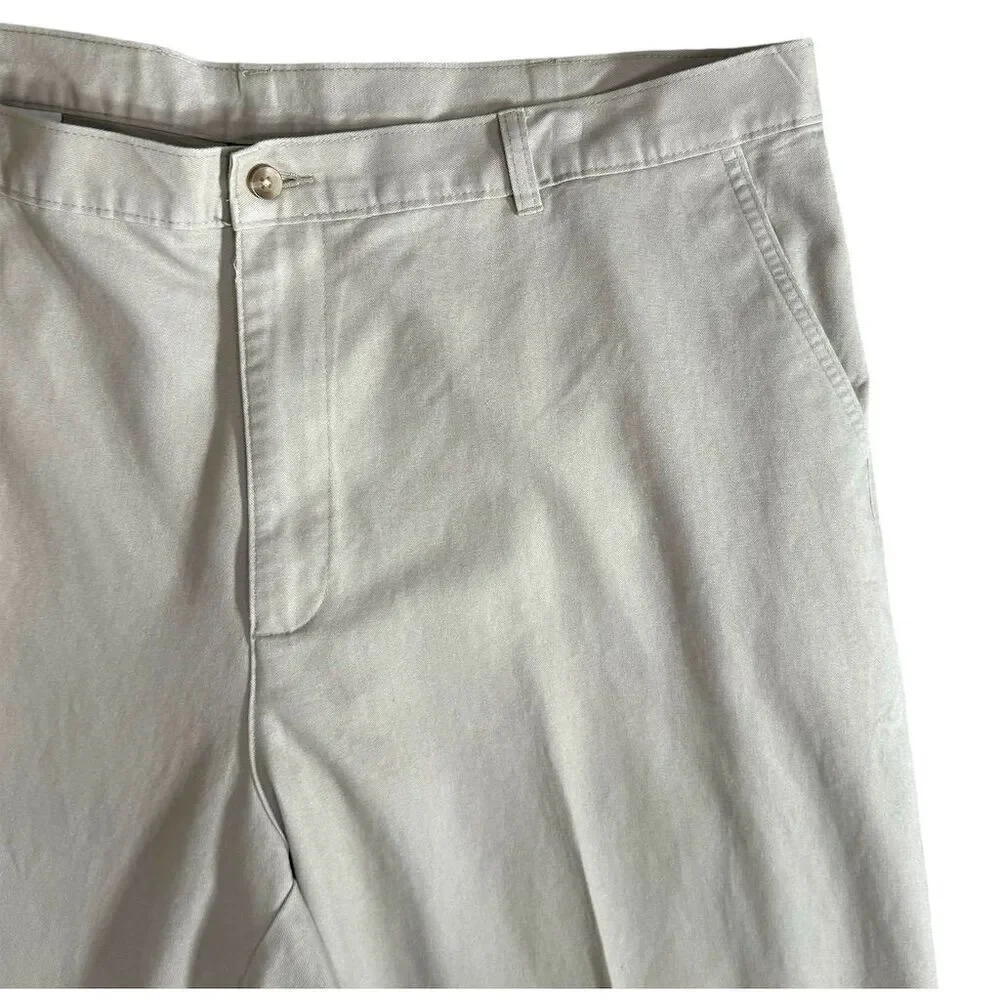 George Men's Relaxed‎ Fit Chino Pants Beige Cream Size 44 x 32 Casual